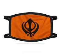 YNR Face Mask Washable Breathable Reusable Adult Mouth Protection Cover Shield Design Country (Sikh)