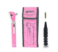 YNR Fibre Optic Mini Otoscope - Auriscope Fiber Optic, ENT Ear Scope, Diagnostic Examination GP, Ear Otoscope with Light | (Pink)