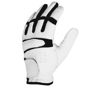 YNR Golf Gloves Men Left Hand Cabretta Leather Weathersof, Rain Grip Golf Glove Mens Wear Resistant Durable Thumb Palm Patch Flexible Comfortable for Perfect Swing (Style 1, S)