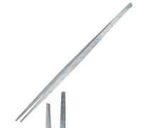 YNR Kitchen Fine Chef Tweezers - Stainless Steel Cooking Tweezer Tongs with Precision Serrated Tips for Food, Cake Decorating, Salad, Pasta & Air Fryer, Professional Kitchen Tweezers | (12 Inch)