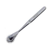 YNR Medical Diagnostic Neurologic Wartenberg Sensory Testing 1 to 10 Row Pinwheel Stimulator Silver (2 Row)