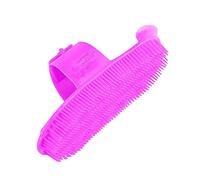 YNR Plastic Curry Comb - Horse Hair Shoe Brush, Adjustable Strap, Horse Pony Care, Horse Grooming Brushes, Horse Hair Brush | (Pink)