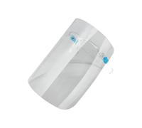 YNR Plastic Safety Face Shield - Full Face Dust Protection, Adjustable Shield Wide Visor Resistant, Spitting Anti Fog Lens, Lightweight, Portable & Easy to Carry Unisex | (5PCS)