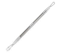 YNR® Professional Blackheads Whiteheads Comedone Remover Extractor Facial Tool Flat and Round Wired Ends Surgical Stainless Steel