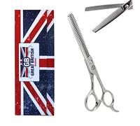 YNR Professional Great British Hairdressing Scissors Barber Salon Hair Cutting Thinning Shears Razor Sharp Japanese Steel 6.5 Inches