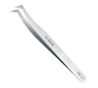 YNR Professional Tick Remover Tweezers - Flea Removal Tool, Painlessly, Reliable Stainless Steel Tick Tweezer for Humans, Pets, Dogs & Cats | (L6)