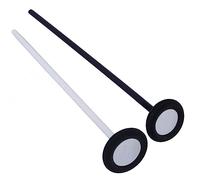 YNR Queens Reflex Percussor Hammer - Reflex Medical Physiotherapy Examination, Lightweight Head for Patient Comfort, Durable & Easy to Clean | 12" (Black & White Set)