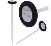 YNR Queens Reflex Percussor Hammer - Reflex Medical Physiotherapy Examination, Lightweight Head for Patient Comfort, Durable & Easy to Clean | 12" (White)