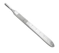 YNR Scalpel Handle No.3 - Fits Various Standard Blades, Surgical for Medical, Podiatry Scalpel, Dental, Sign Craft, Scalpal Cutter, Handle for Craft & Surgery Use