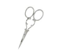 YNR Stainless Steel Embroidery Scissors - Sewing Scissors for Multipurpose Use, Cuticle Scissor Idea for Use All Kind of Stichces, Sharp Pointed Blades for Detail Work | (Silver)