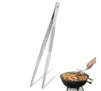 YNR Stainless Steel Tweezers - Cotton & Dressing, Universal Cooking Tweezers for Multipurpose Use, Rust Free Tweezers for Frying, Electronics & Jewellery | (11.5cm)