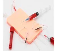 YNR Suture Practice Kit - Reusable Silicone Suture Pad for Training & Practice, Durable Suture Kit for Students, Medical & Nursing Suture Practice Kit with Realistic Wound Patterns | (Design 14)