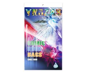 YNSZAS 100 Comic Book Sleeves - Acid Free Polypropylene (PP) Materials, Resealable and Clear, 20% Thicker, 18 x 29 cm