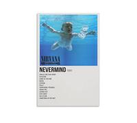 YNTNDYGV Nirvana Poster Vintage Music Album Canvas Art Poster And Wall Art Picture Print Modern Family Bedroom Decor Posters 12x18inch(30x45cm)