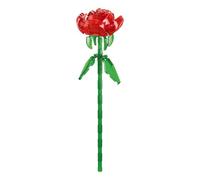 YNTOXIN Flower Bouquet Building Blocks Toys Stress Relax Artificial Crystal Flowers Building Set for Christmas Birthday (60PCS) 8735-8Red Rose
