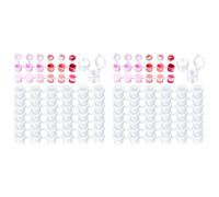 Ynusgeyx 200 Strips 600 Pots Empty Paint Pots, Acrylic Paint Pots for Classrooms School Arts Crafts Painting Supplies, 3ml/ 0.1oz