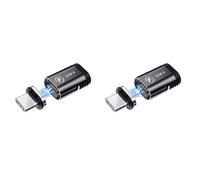 Ynusgeyx 2X 140W USB4.0 Magnetic Adapter USB C to Type C 40Gbps Fast Charging Converter Cable 8K@60Hz USB Type C Adapter,A