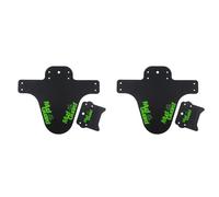 Ynusgeyx 2X Bicycle Fenders Plastic Bike Mudguard Mtb Bike Wings Mud Guard Cycling Accessories for Bicycle Pattern-Green