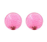 Ynusgeyx 2X Crystal Joystick Ball Top Handle Rocker M6 Head Game Joysticks Easy-Install DIY Replacement Parts