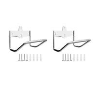 Ynusgeyx 2X Ladder Rack Hanger, Ladder Storage Hook Wall Mount Multi-Purpose Garage Utility Rack Heavy Duty