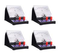 Ynusgeyx 4X Analog Ammeter Pointer Type Electrical Current Ampere Tester Sensitive Amperemeter Microammeter Galvanometer