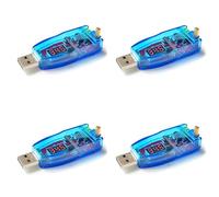 Ynusgeyx 4X DC-DC 5V to 3.3V 9V 12V 24V USB Step UP/Down Power Supply Module Adjustable Boost Converter Out DC 1.0V-24V Red