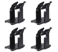 Ynusgeyx 4X External Rolls Label Holder, 2 in 1 Fanfold Stack Paper Holder for Desktop Thermal Label Printer