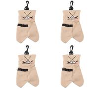 Ynusgeyx 4X Golf Ball Storage Bag Holder This Funny Golf Gift is Sure to Make A Laugh Store Your Golf Accessories Stocking,Brown