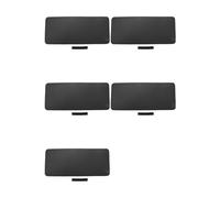 Ynusgeyx 5X Pilates Workout Mat Thick 60X25X1.5Cm Yoga Knee Pad Cushion Extra Support for Knees Wrists Elbows Black