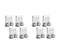 Ynusgeyx 8 Pcs 4 Wheel Trolley Assembly Roller Trolley Stable Welded Channel Roller for 1-5/8Inch Wide Strut Channel