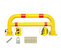 YNWUJIN Parking Barriers Folding The Parking Lock of The Parking Rod Parallel Bars Folding Lever Disorder Heavy Steel Safe Parking Area Flag Down with Two Lanes Garage Bollard