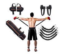 YNXing Strength Training Rope for Boxing, Basketball, Fencing Training Resistance Rope Blue Stretch Cord Tension Rope Fitness Equipment (Black)