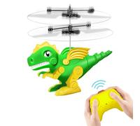 Ynybusi Rc Helicopter Dinosaur Toys, Flying Ball for Boys Gift with LED Lights & Gyro-Flying Drone for 6+ Year Old Cool Stuff, Easy to Fly Forward & Turn Left/Right