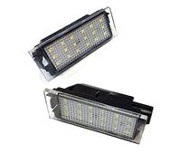 Ynzeyx Number Plate Light, 2Pcs Water Proof LED Rear License Plate Lamps Taillight Compatible with R-enault Clio 3 4, Megane Master Laguna 2 3