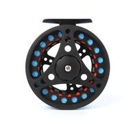 YNZUNMY Fly Fishing Reel, Fly Reel 1/2WT 3/4WT 5/6WT 7/8WT Black Fly Reel With Blue Line Combo Aluminum Alloy Large Fly Fishing Reels Weight Forward Fly Line(7 8 WT)