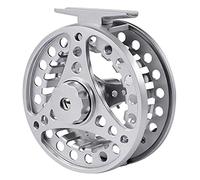 YNZUNMY Fly Fishing Reel, Fly Reel 3/4 5/6 7/8 Aluminum AlloyManualLightweight 2+1BB Bearing Fly Fishing Reel HandSpinning WheelFly Fishing Reel Fishing Accessory(Silver 3 4)