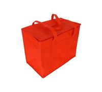 YNZUNMY Food Delivery Bag,Pizza Delivery Bag 30L with Zipper Thermal Insulated Food Delivery Large Foldable USO apto para Picnic Beach Shopping Reusable Lunch Cooler Bag BBQ Drink(Red)