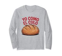 Yo Como El Culo Funny Spanish Bread Lover Design Long Sleeve T-Shirt