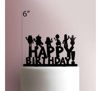 Yo Gabba Gabba - Acrylic Cake Topper 6 Inch Width/White