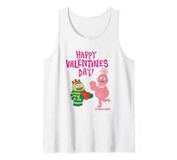Yo Gabba Gabba! Brobee Foofa Valentine's Day Tank Top