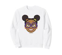 Yo Gabba Gabba! Girl With Purple Glasses Character Big Face Sweatshirt