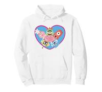 Yo Gabba Gabba! Valentine's Day Heart Group Photo Pullover Hoodie