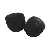 YO-HAPPY Black Round Ball Shape Microphone Cap Windscreen Grill Inner Foams Sponge for SM58 SLX24 PGX24 PG58 BETA58A Mic Cover