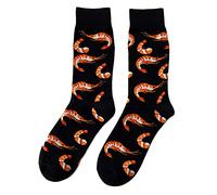YO-HAPPY Men Women Seafood Series Cotton Crew Socks Shrimp Squid Oysters Harajuku Hosiery