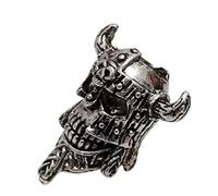 YO-HAPPY Retro Vintage Hair Braid Beard Dreadlock Beads Rings Tube Viking Rune Charm Pendant for DIY Necklace Jewelry Making