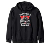 Yo No Ronco Yo Sueno Que Soy Un Camion Funny Trucker Zip Hoodie
