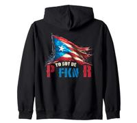 Yo Soy De PFKNR Puerto Rico Zip Hoodie