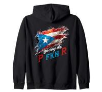 Yo Soy De PFKNR Puerto Rico Zip Hoodie