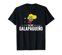 Yo Soy Galapagueño Ecuador Flag Galápagos Map T-Shirt