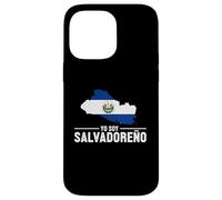Yo Soy Salvadoreño El Salvador Flag Map Case for iPhone 14 Pro Max